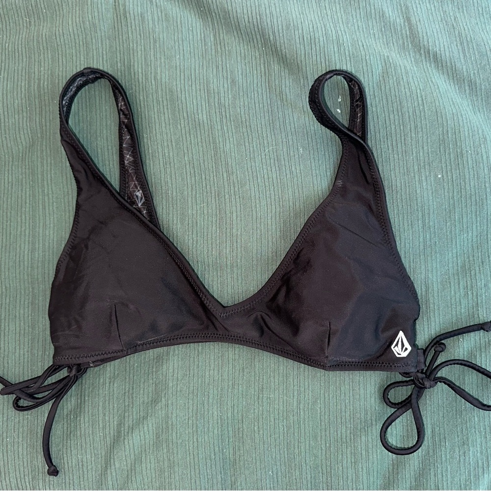 Volcom Black Bikini Top